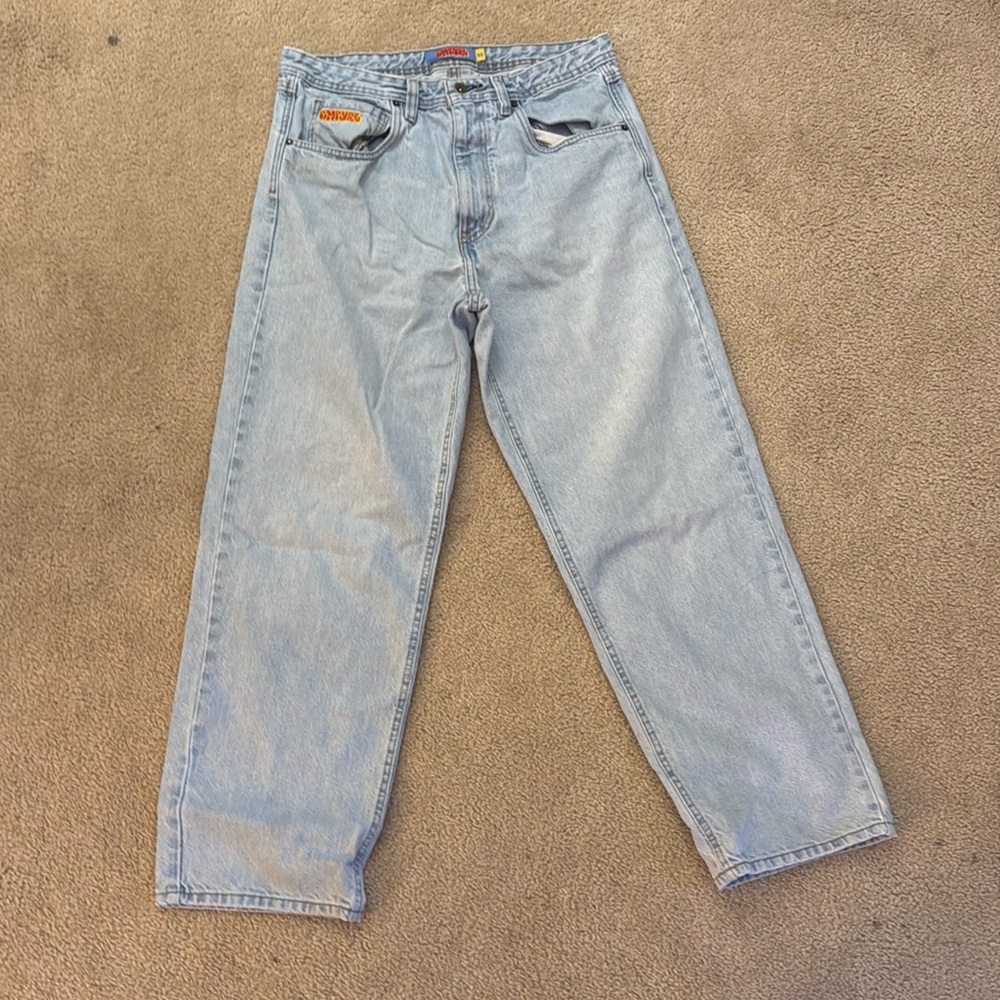 Empyre Loose Fit Light Wash Denim Skate Jeans